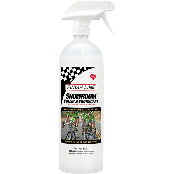 Finish Line Showroom Bicycle Polish and Protectant Cleaner, 32oz Spray