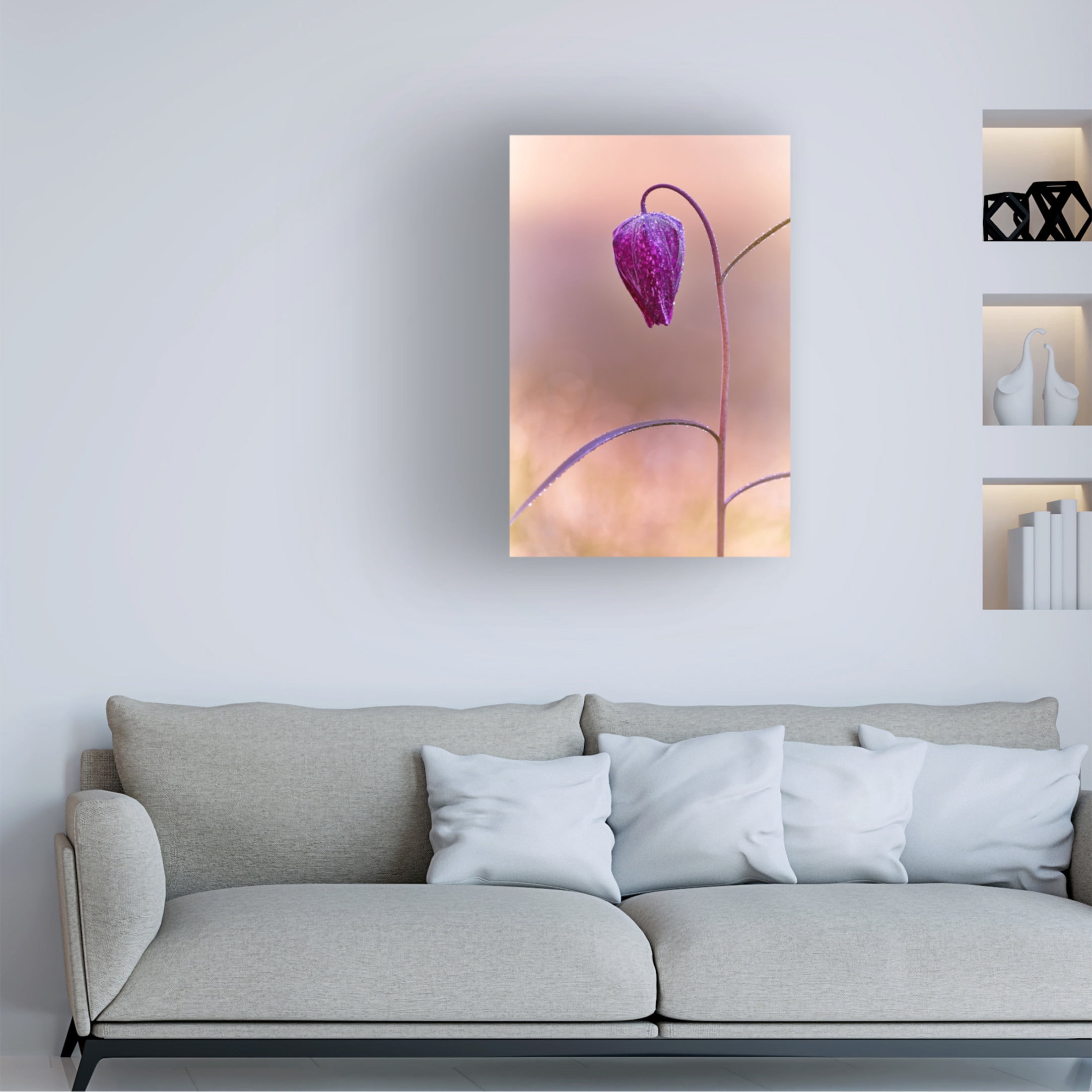 Canvas Wall Art - Stuart Williams 'Fritillary' Wall Art for Living Room, Bedroom, or Office Décor by Trademark Fine Art - 16 x 24 Inches