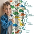 thumbnail image 3 of Blackout Kids Curtains,LightColor Cartoon Dinosaurs Pattern Childrens Insulated Curtains Set Of 2,Bedroom Essentials,Toddler Room Decor 42"x84", 3 of 5