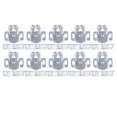 thumbnail image 3 of 20 Pcs Attrape-Porte Pince à Toggle Attrape-Boule de Placard Attrape-Porte Perles de Porte Blanc, 3 of 8