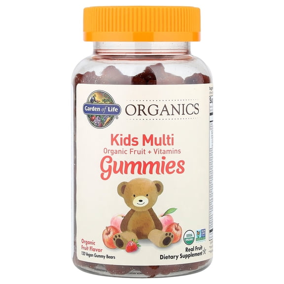 Garden of Life Organics Kids Gummy Multi, 120 Organic Fruit Chews