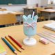 thumbnail image 4 of Student Tulips Bow Pencil Multifunctional Decorative Desktop Organiser Pencil Cup, 4 of 6
