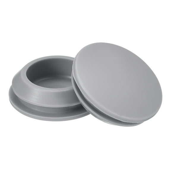 12 Pack Silicone Hole Plug, Gray Rubber Round Hole Plugs Fit for Bottle Pipes 22-24mm Inner Diameter