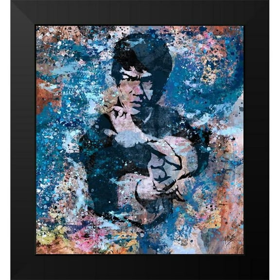 Wiley, Marta 12x13 Black Modern Framed Museum Art Print Titled - Bruce Lee VIII