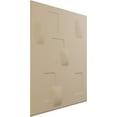 thumbnail image 2 of 19 5/8"W x 19 5/8"H Avila EnduraWall Decorative 3D Wall Panel, UltraCover Satin Smokey Beige (Covers 2.67 Sq. Ft.), 2 of 6