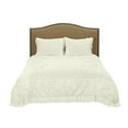 thumbnail image 2 of Collections Etc Luxurious Medallion Chenille Fringe Border Bedspread Ivory - Queen, 2 of 9