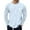 Z01-Light Blue, variant on Caqnni Men'S Tshirt, Classic Long Sleeve Tshirt Comfortable, Soft Casual T-Shirt For Men (Z01-Light Blue,3XL)
