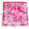 thumbnail image 3 of Motique Accessories Tie Dye Paisley Cotton Bandana, 3 of 3