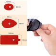 thumbnail image 2 of Almohadillas de electrodos Belifu TENS, autoadhesivas y reutilizables, sin látex, con conexión estándar y cable de 3,5 mm a presión para masajeador TENS EMS., 2 of 5