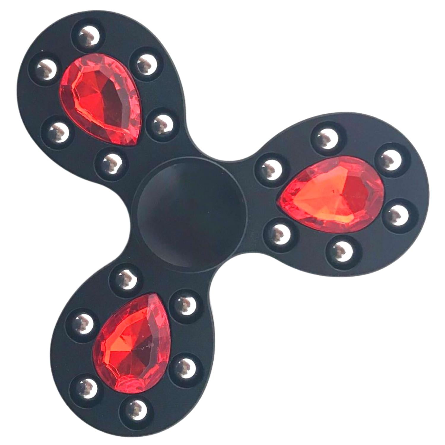 Pink Fidget Spinner Hand Toy BLING Stress Relief Focus Metallic ADHD Anxiety 