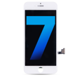 thumbnail image 3 of Replacement LCD Assembly With Steel Plate Compatible For iPhone 7 (Aftermarket: AQ7) (White), 3 of 7