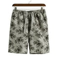 thumbnail image 2 of Fit Apparel Basket Ball Shorts Men Casual Summer Printed Drawstring Mid Waist Shorts With Pocket House Sock House Gift, 2 of 9