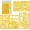 Orange, variant on - House Plan, Interior Design and Furniture Templates, Drafting Tools and Ruler Shapes for Architecture - Set of 3