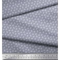 thumbnail image 2 of Soimoi Polyester Crepe Fabric Anchor Hook Nautical Print Fabric by The Yard 42 Inch Wide, 2 of 3