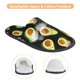 thumbnail image 3 of Balery Flowers Avocado Pantuflas de Casa de Felpa Silenciosas con Diseño Estampado, Zapatillas Cómodas Antideslizantes de Algodón para Interior-Large, 3 of 8