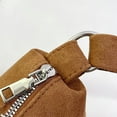 thumbnail image 3 of Suede Mini Tote Shoulder Bag For Women 2025 Fall Winter Fashion Handbag Elegant Clutch Purse, 3 of 8