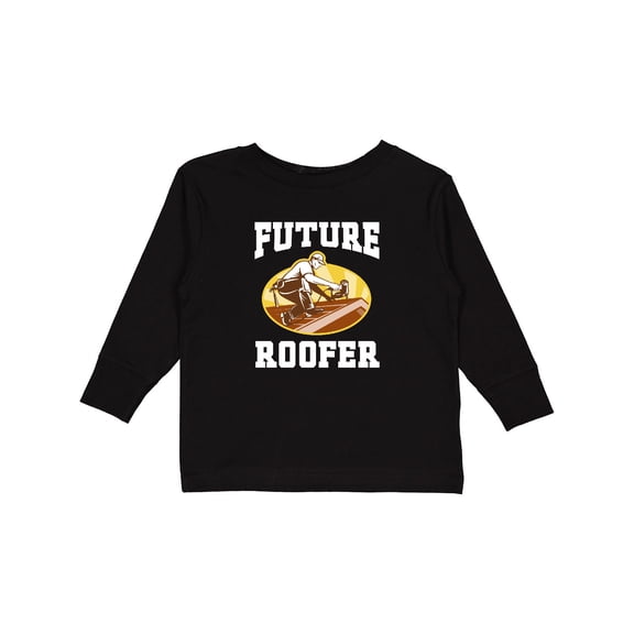 Inktastic Roofing Future Roofer Boys Long Sleeve Toddler T-Shirt
