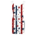 thumbnail image 4 of Nmnitkp Summer Dresses for Women 2026 Independence Day Print Casual Fashion Comfy Regular Print Camis Sleeveless V-Neck Dress Blue,2XL, 4 of 4