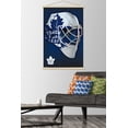 thumbnail image 2 of NHL Toronto Maple Leafs - Mask 16 Wall Poster with Wooden Magnetic Frame, 22.375" x 34", 2 of 3