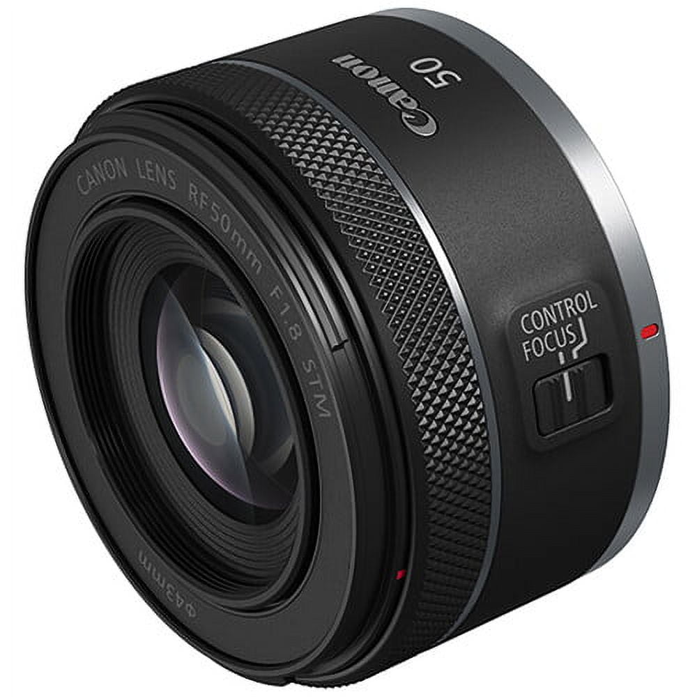Canon, RF 50mm f/1.8 STM Lens, 4515C002, Black, Compact - Walmart.com