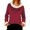 Wine, variant on Active Tops Women T Shirts Summer T Shirts Women Large Solid Tee Shirts for Women Solid Tee Shirts Women Summer T Shirts Medium Short Mod Bod Tops Walking T Shirts Women Fit Mom Red S