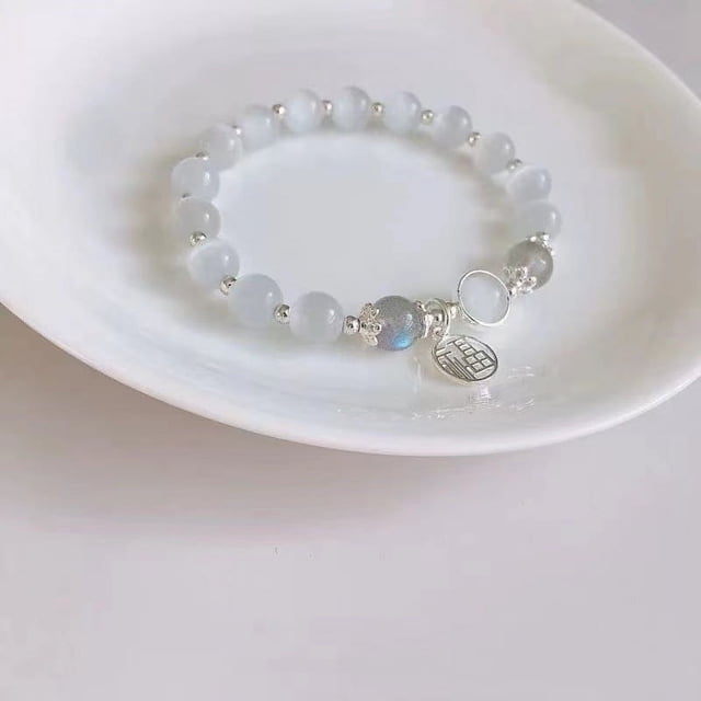 Pulsera de la marca Good Things Peanut Fu, diseño de nicho, temperamento avanzado, pulsera retro que combina con todo, regalo para novia