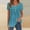 Sky Blue, variant on Womens Tops 2026 Summer Dressy Casual Floral Printed Short Sleeve Button Down Ruffle Pleated Shirts Loose Fit Cute Work Outfits Blouses