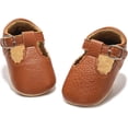 thumbnail image 4 of HsdsBebe?Baby?Boys?Girls?Oxford?Shoes?PU?Leather?Soft?Rubber?Sole?Sneakers??Anti-Slip?Toddler?Ankle?Boots?Infant?Walking?Shoes Moccasins, 4 of 6
