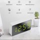 thumbnail image 5 of Reloj despertador digital LED, despertador portátil de viaje con función de repetición, reloj despertador con espejo LED con pilas para oficina, sala de estar, dormitorio, 5 of 5