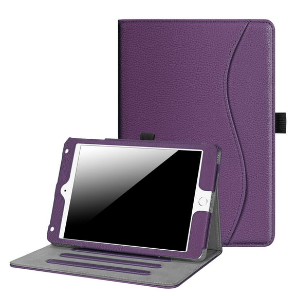 Fintie iPad mini 5 2019 / mini 4 Case - Multi-Angle Viewing Folio Cover with Auto Sleep/Wake, Purple