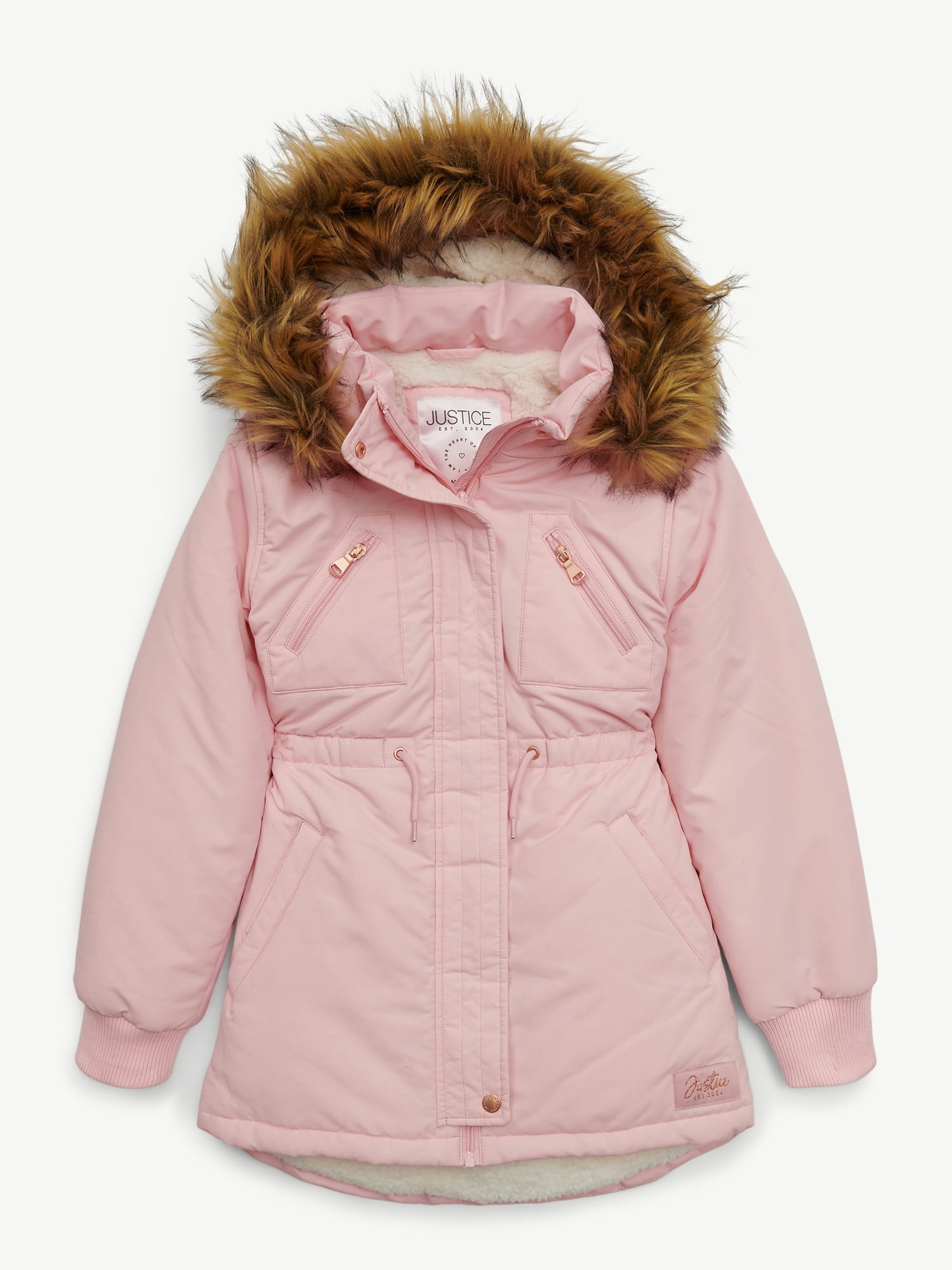 Justice Girl's Canvas Parka, Sizes XS - XL
