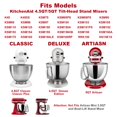 thumbnail image 3 of Batidora batidora KITOART de acero inoxidable para KitchenAid 4,5/5QT, 3 of 8