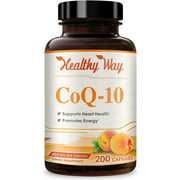 Healthy Way Pure CoQ10 400mg Per Serving - 200 Capsules