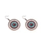thumbnail image 2 of 1 par de pendientes para mujer, aretes redondos, ahuecados, a la moda, estilo Vintage, 2 of 4