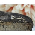 thumbnail image 5 of 0.30 Carat Lab Grown Diamond Single Stud Earring in 14k Yellow Gold (E-F, VS1-VS2) 4-Prong Basket Screw Back, 5 of 8