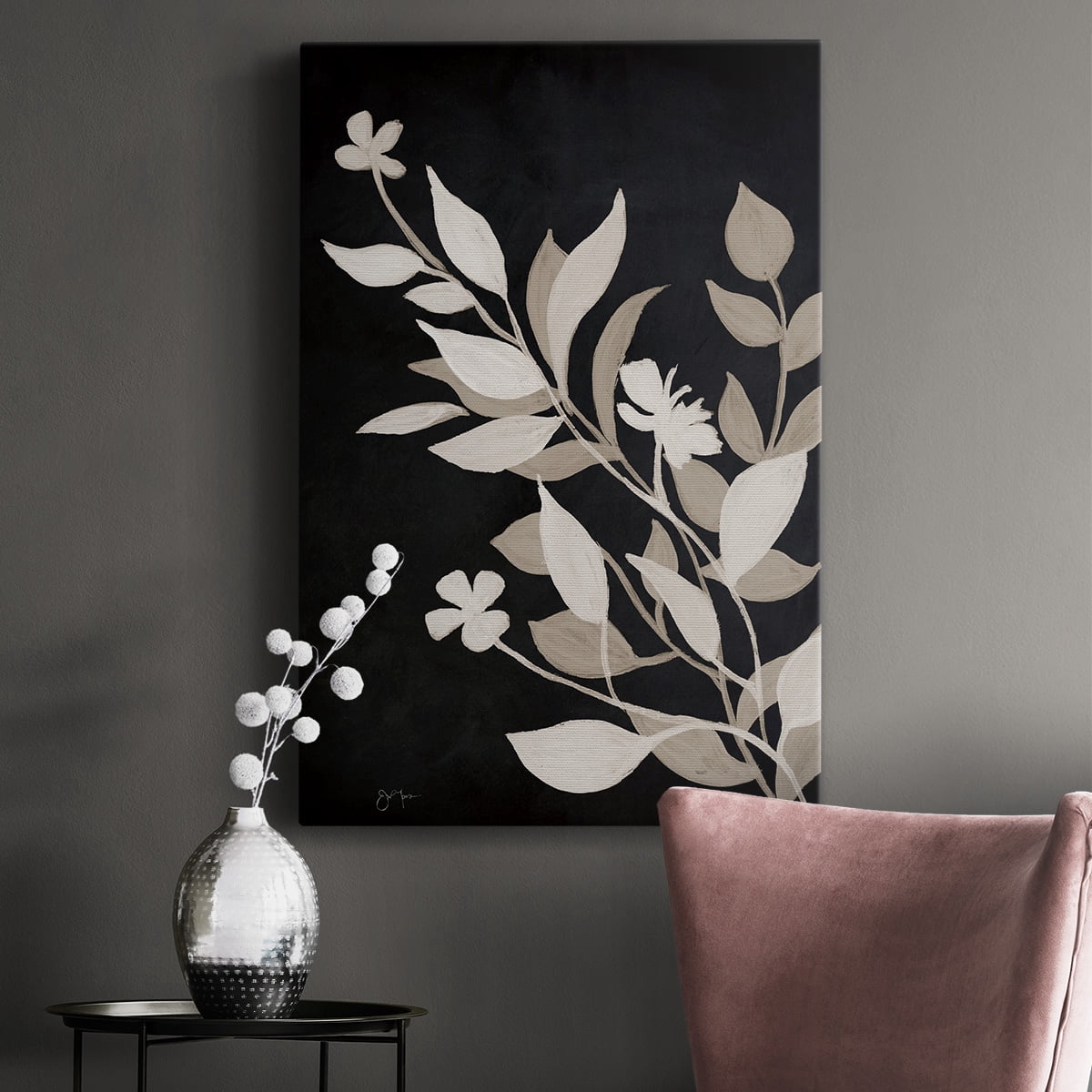 Midnight Silhouette II Premium Gallery Wrapped Canvas - Ready to Hang
