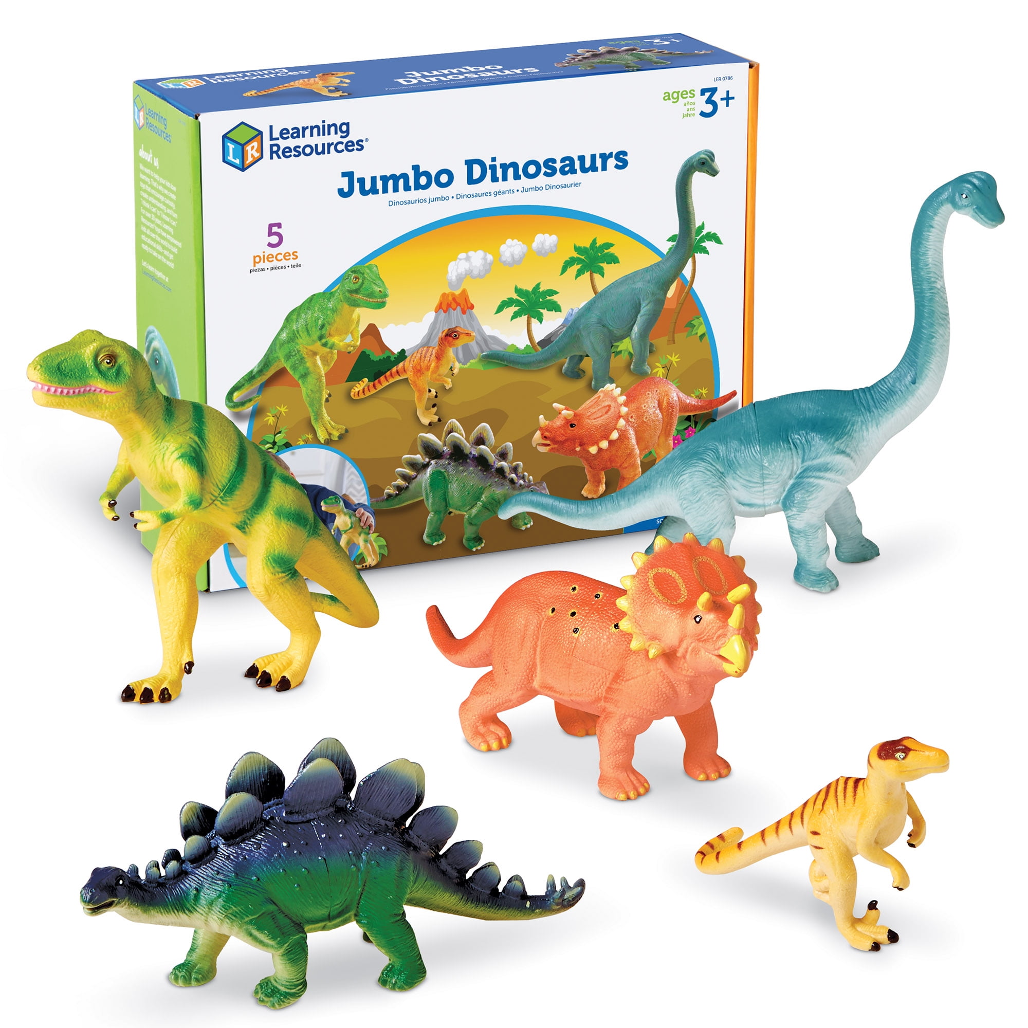 Kids Dinosaur Toy Figures Animal 7" STEM Educational Toddler Boy Girl New 