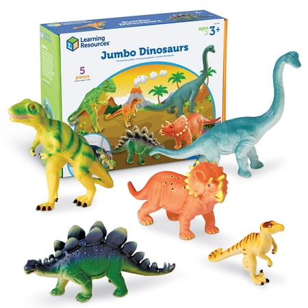 UPC 765023807868 product image for Learning Resources Jumbo Dinosaurs - 5 Pieces  Boys and Girls Ages 3+ Toddler Le | upcitemdb.com