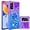 Purple Blue, variant on Phone Case for Xiaomi Redmi Note 11 Pro 5G/4G, Shiny Bling Quicksand Effect TPU Bumper Case with Four Corners Protection Cover for Redmi Note 11 Pro 5G/4G, Pink Blue