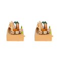 thumbnail image 2 of Tholdsy Wood Experience Beauty Of Castle With Castle Carrusel Caja musical Caja musical de elegante Tren de piel verde Tren de piel verde 2Conjunto, 2 of 6