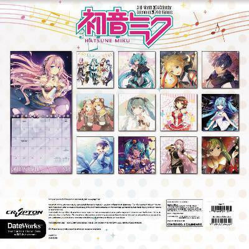 Trends International 2024 Hatsune Miku Wall Calendar