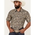 thumbnail image 2 of Cody James Men's Down The Road Paisley Print Short Sleeve Snap Western Shirt - CJSU24W4-IV, 2 of 4