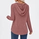 thumbnail image 5 of Sudaderas con Capucha para Mujer, Sudaderas de Gran Tamaño, Camisetas de Larga, Suéteres, Suéteres de Otoño, Tops. Rosa XXL, 5 of 6