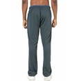 thumbnail image 3 of Tyhengta Mens Pants Athletic Open Bottom Running Pants Mesh Mens Sweatpants with Pockets Gray 2XL, 3 of 9