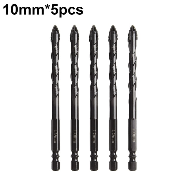 Four-Flute Sawtooth Eccentric Drill Bit Professional Carpentry Tools For Glass Ceramic Concrete Brick Metal Drill Bit Set - F