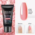 thumbnail image 1 of ROSALIND Pure Color Poly Nail Polish Gel Acrílico Extensión Semi Permanente Crystal Jelly Art Design Extension Pegamento 15ML / 30ML Tan Jianjun unisex, 1 of 2