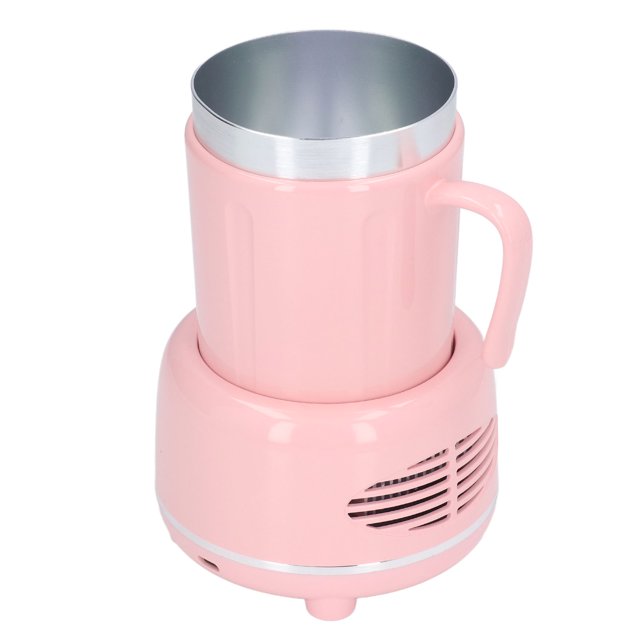 Chauffe-tasse, Tasse Chauffante avec Poignée Courbée pour Bouteille Rose