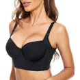 thumbnail image 2 of Push Up Bras for Women Corset Top Bustier Padded Underwire Bra Add One Cup, 2 of 6