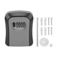thumbnail image 2 of Key Lock Box Combination Lockbox Resettable Code 5 Keys Capacity Wall Mounted Waterproof Key Lock for Garages Homes, 2 of 8