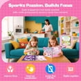thumbnail image 6 of CutteeyFyry 2PCS Paint by Number Sticker Travel Activities Essentials for Girls Kids Boys Ages 4-10 Road Trip & Airplane Toys & Long Car Rides, Birthday Present, Preschool Classroom Party Gifts, 6 of 7